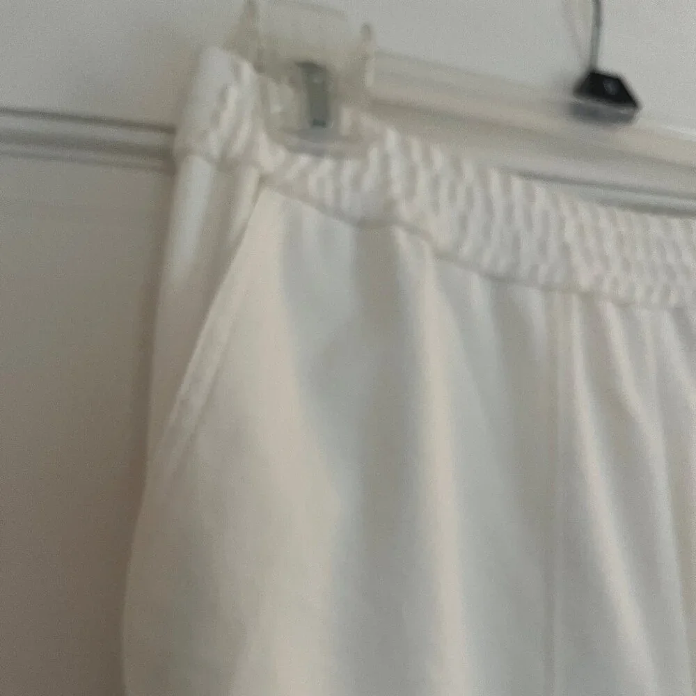 Tibi Chalky Drape Plashet Jogger- Regular- White- SR - Picture 7 of 13